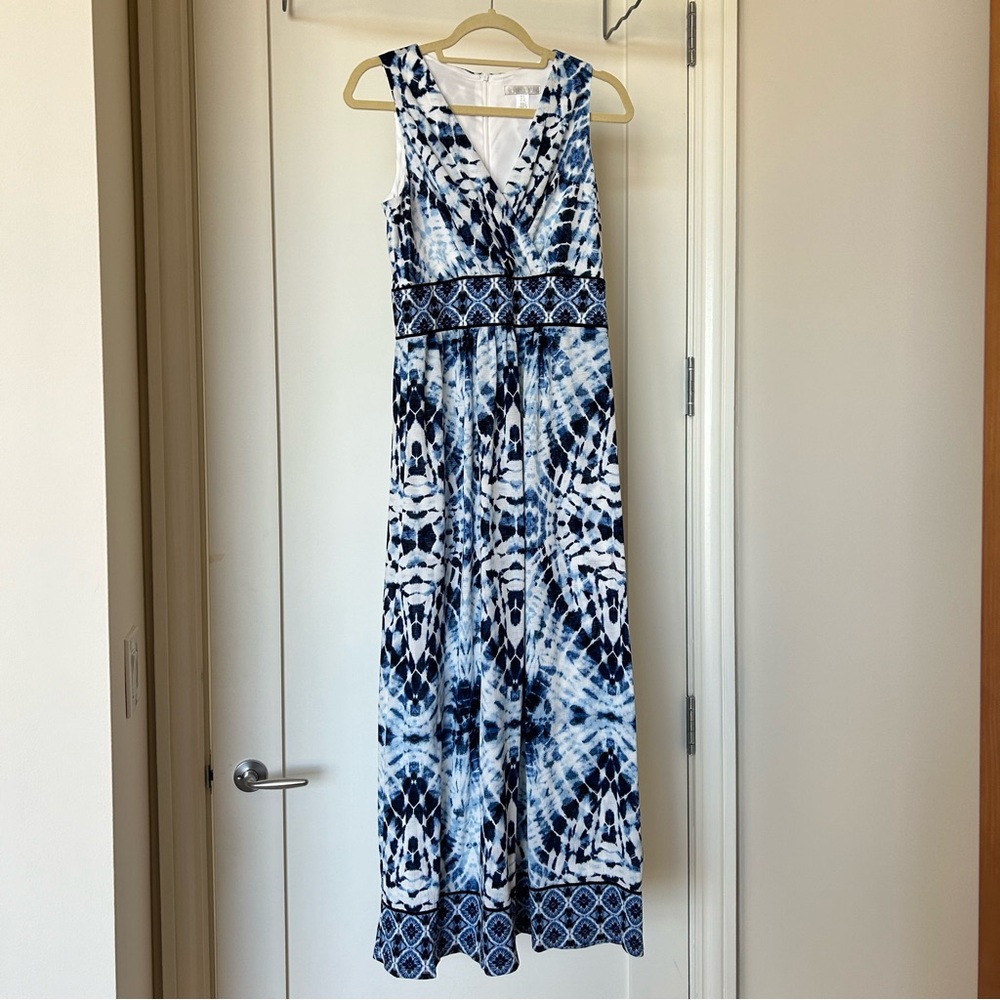 London Times Tie Dye Maxi Dress